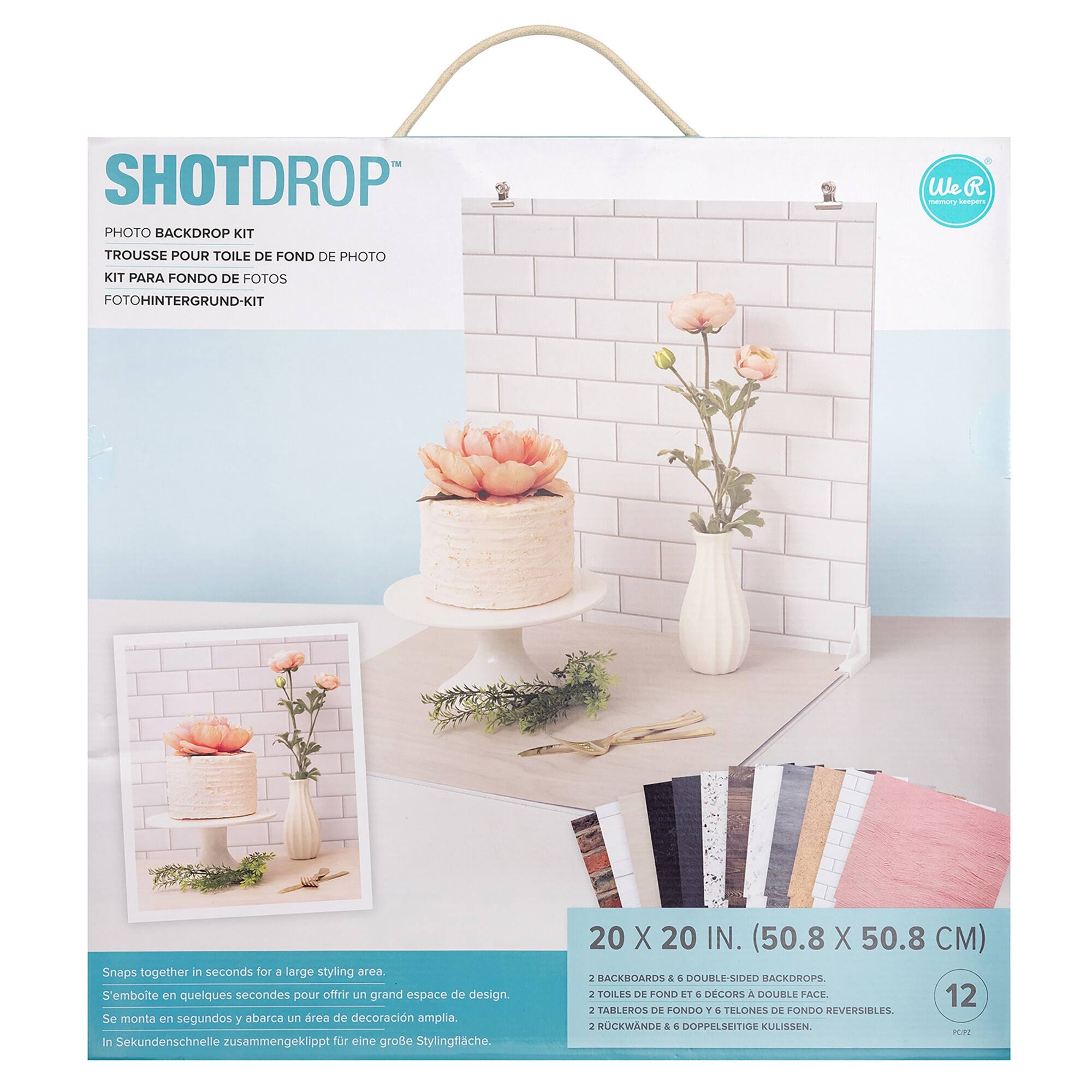 We R Memory Keepers® ShotBox ShotDrop Photo Background Kit